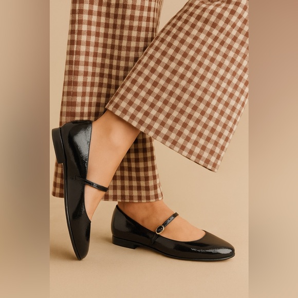 Sézane MÉLINE Low Ballerinas in Patent Black FR 40 / US 9 - Picture 10 of 11